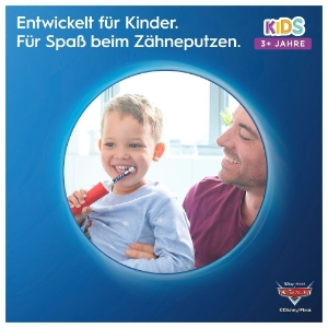 Oral-B Vitality 100 Kids Cars Elektrische Kinderzahnbürste Red 