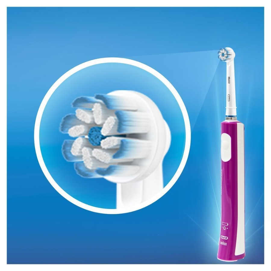 Oral-B Junior Elektrische Kinderzahnbürste Violett Verpackungsbeschädigt!
