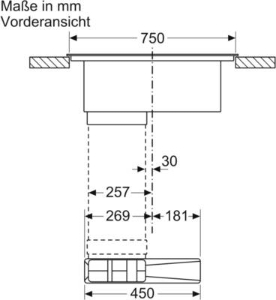 Siemens EX875LX67E IQ700 Kochfeld mit integriertem Dunstabzug  (Induktion) 80 cm 