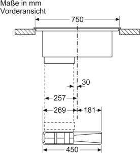 Siemens EX875LX67E IQ700 Kochfeld mit integriertem Dunstabzug  (Induktion) 80 cm 