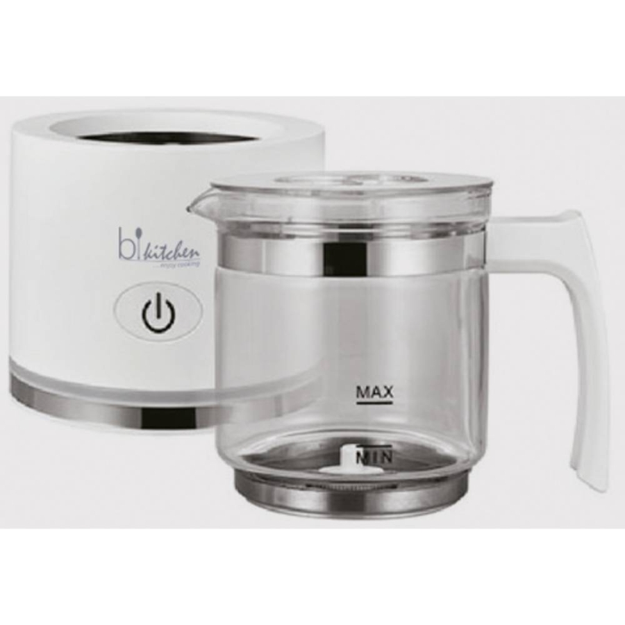 bkitchen milk250 Milchaufschäumer Glas mit Induktionsantrieb 