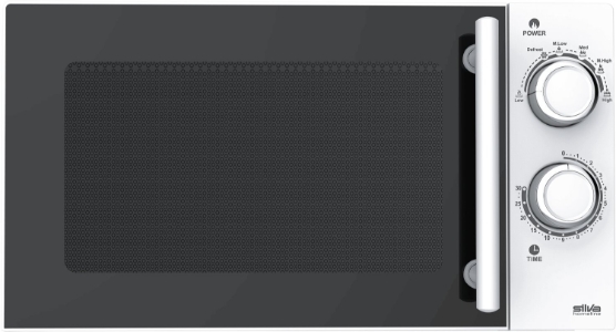 Silva MW20.2 Profi Mikrowelle mit Keramikboden ohne Drehteller