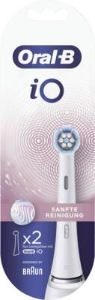 Oral-B Aufsteckbürsten iO, Sanfte Reinigung 2er, weiß 