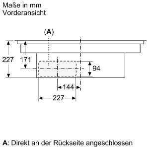 Siemens EX801LX67E Induktionskochfeld mit Dunstabzug  flächenbündig