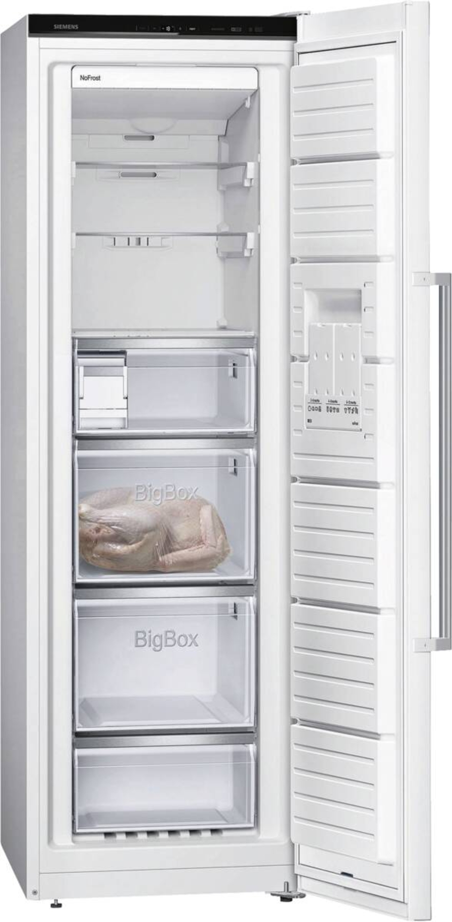 Siemens GS36NAWEP  Gefrierschrank Stand weiß 242l,NoFrost