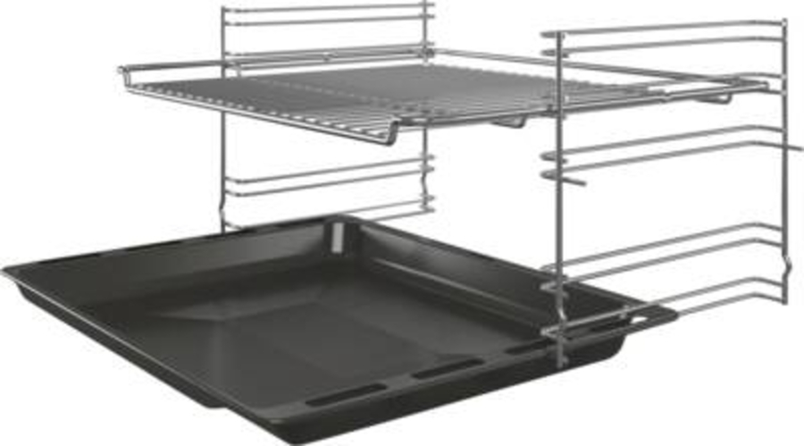 Bosch HQA050020 freistehener Elektroherd  60cm weiß A Masse-Kochplatten