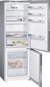 Siemens KG49EAICA Kühl-Gefrier Kombination 70 cm breit  Edelstahl