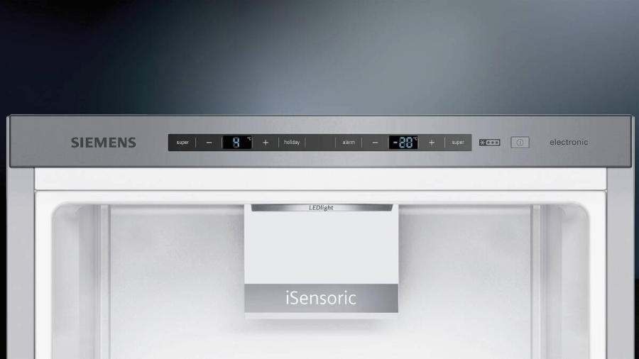 Siemens KG49EAICA Kühl-Gefrier Kombination 70 cm breit  Edelstahl