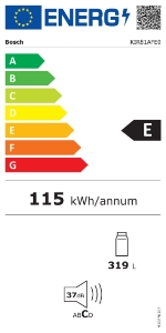 Bosch KIR81AFE0  Kühlschrank Einbau  Vitafresh,LED Beleuchtung,Multibox XXL