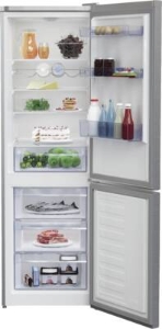 Beko RCSA366K40XBN Kühl-Gefrierkombination Edelstahl-Look 348L 