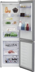 Beko RCSA366K40XBN Kühl-Gefrierkombination Edelstahl-Look 348L 