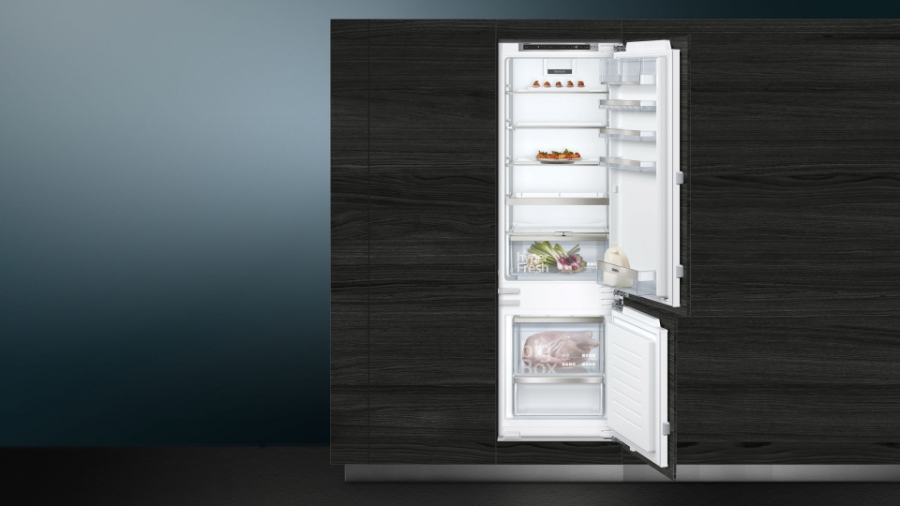 Siemens KI87SADD0 Einbau-Kühl-Gefrier-Kombination mit Gefrierbereich unten Festtür