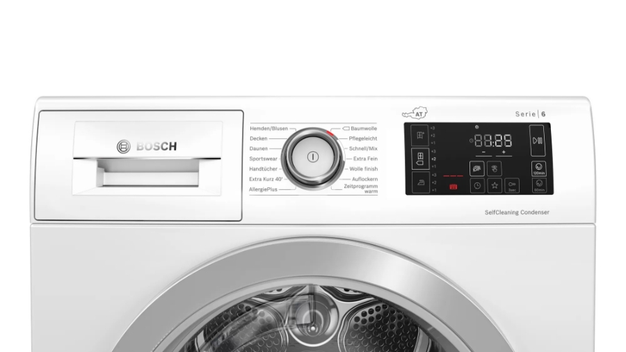 Bosch WTU87RU4AT Wärmepumpentrockner 9 kg A++ weiß