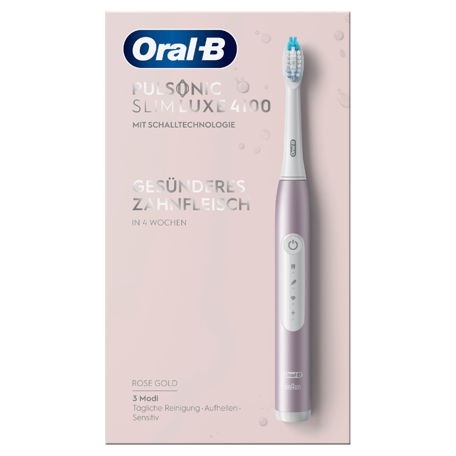 Oral-B Pulsonic Slim Luxe 4100 Rosegold 4210201305569 #oralbpulsonic slim luxe 4100 rosegold