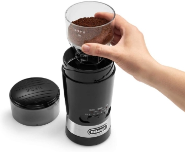 De´Longhi KG210 - Kaffeemühle - 70 W Mahlwerk: 3-stufig einstellbares Schlagmahlwerk 