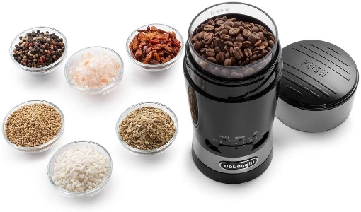 De´Longhi KG210 - Kaffeemühle - 70 W Mahlwerk: 3-stufig einstellbares Schlagmahlwerk 