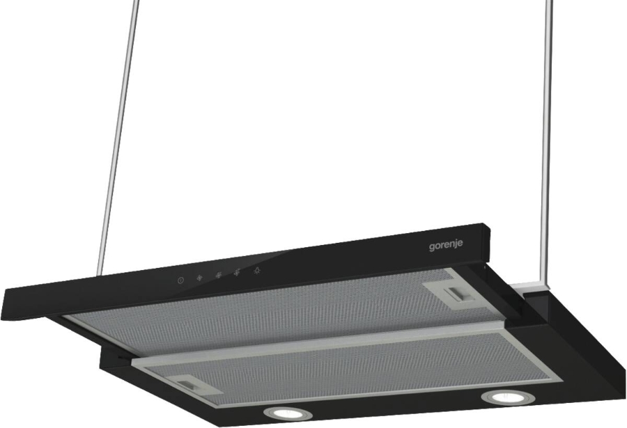 Gorenje TH64E3BG Dunstabzughaube Flachschirm 60 cm Schwarz 
