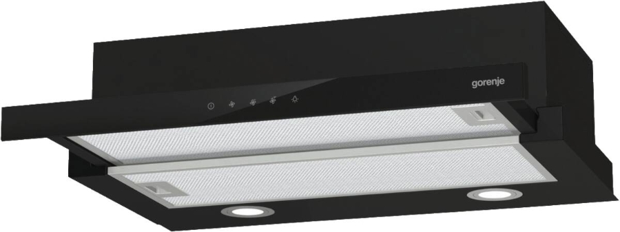 Gorenje TH64E3BG Dunstabzughaube Flachschirm 60 cm Schwarz 