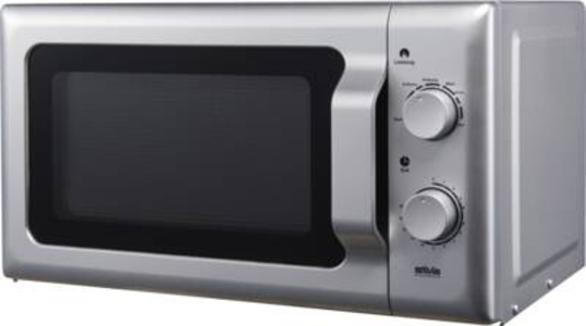 Silva MWU 20.4 Mikrowelle Silber 17l 700W Unterbau 