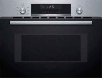 Bosch CMA585GS0 Serie 6  Einbau-Mikrowelle mit Heißluftfunktion 60 x 45 cm, Edelstahl
