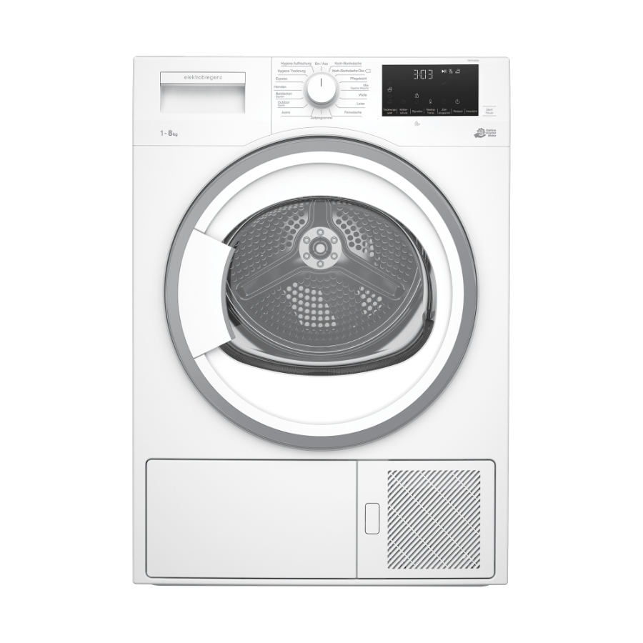 Elektrabregenz TKFN8530 Wärmepumpentrockner A+++ 8Kg