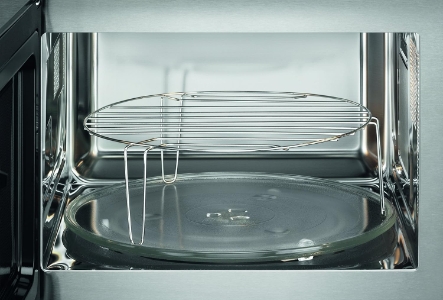 AEG MSB2547D-M Einbau Mikrowelle Display mit Uhr Touch-Bedienung , Grillfunktion  Edelstahl