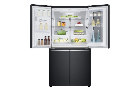 LG GMX945MC9F French Door, InstaView™  Matt Schwarz Stainless NoFrost Festwasseranschluss Side by Side
