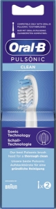 Oral-B Aufsteckbürsten Pulsonic, Clean 2er, 1299783 weiß
