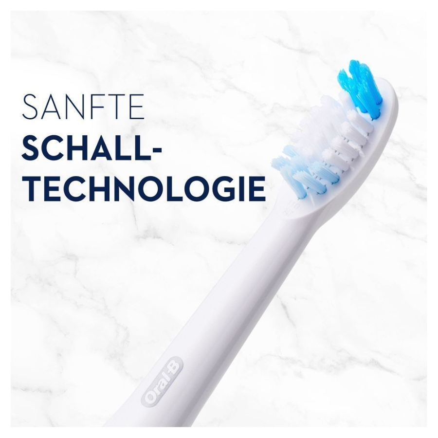 Oral-B Aufsteckbürsten Pulsonic, Clean 2er, 1299783 weiß
