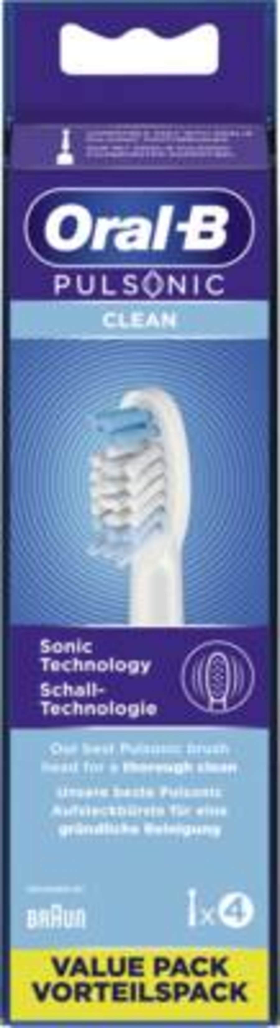Oral-B Pulsonic Clean Aufsteckbürsten 4er 