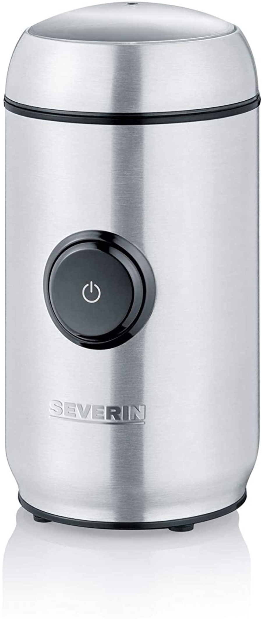 Severin KM 3879 Kaffee- und Gewürzmühle, Edelstahlmesser 150 W, Max. Füllmenge 50 g, Integrierte Kabelaufwicklung