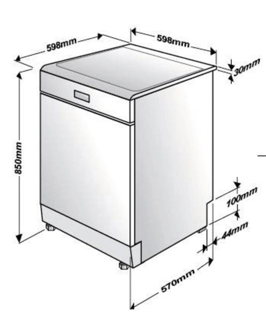 Beko DVN06430W Standgeschirrspüler, 60cm, 14 Maßgedecke,  