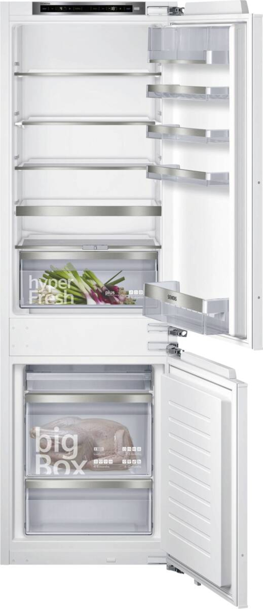 Siemens KI86SADE0 Einbau Kühl-Gefrier-Kombination Festtürtechnik  178cm Nische,Flachscharnier mit Softeinzug
