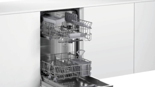 Bosch SPI2IKS10E Geschirrspüler teilintegriert 45 cm Edelstahl Geschirrspüler