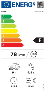 Bosch SPI2IKS10E Geschirrspüler teilintegriert 45 cm Edelstahl Geschirrspüler