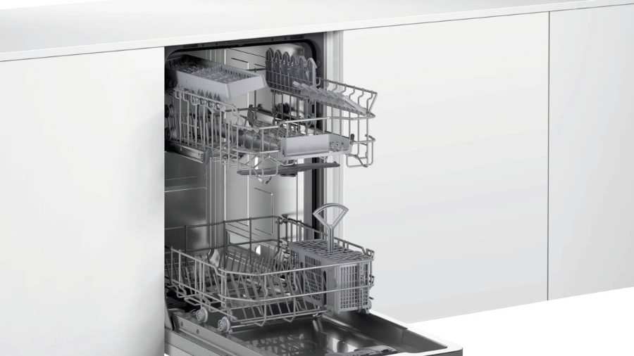 Bosch SPI2IKS10E Geschirrspüler teilintegriert 45 cm Edelstahl Geschirrspüler