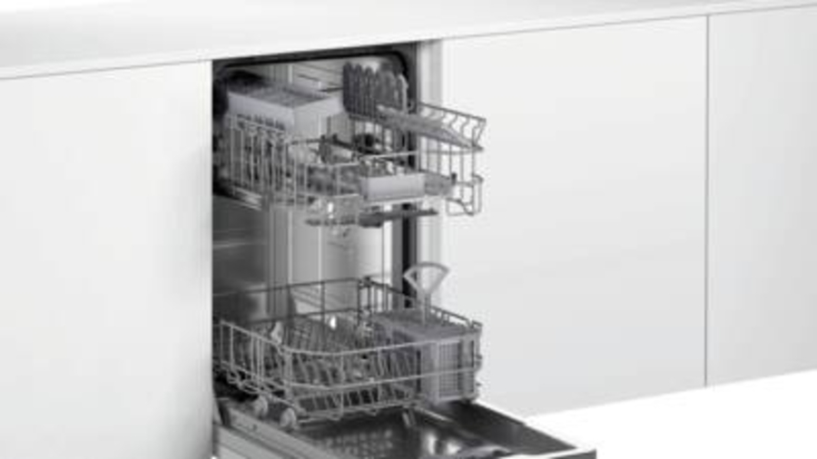 Bosch SPI2IKS10E Geschirrspüler teilintegriert 45 cm Edelstahl Geschirrspüler