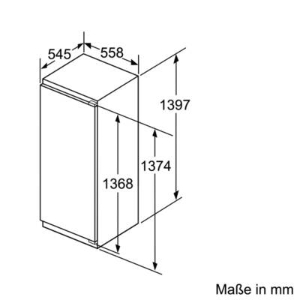Siemens KI51FADE0  Einbau-Kühlschrank Nischenhöhe 140 cm