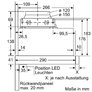 Bosch DFL064W53  Flachschirmhaube 60cm  