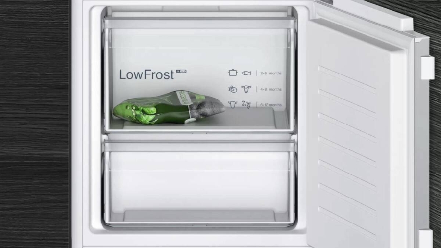 Siemens KI87VVFE1  Einbau-Kühl-Gefrier-Kombination mit  Gefrierbereich unten  Flachscharnier