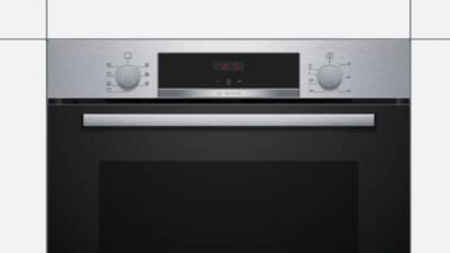 Bosch HBA533BS1 Einbau-Backofen 60 x 60 cm, Edelstahl 