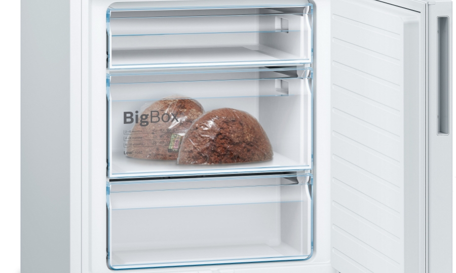 Bosch KGE49AWCA Serie 6 Kühl-Gefrier-Kombination Stand  201 x 70 cm, Weiß