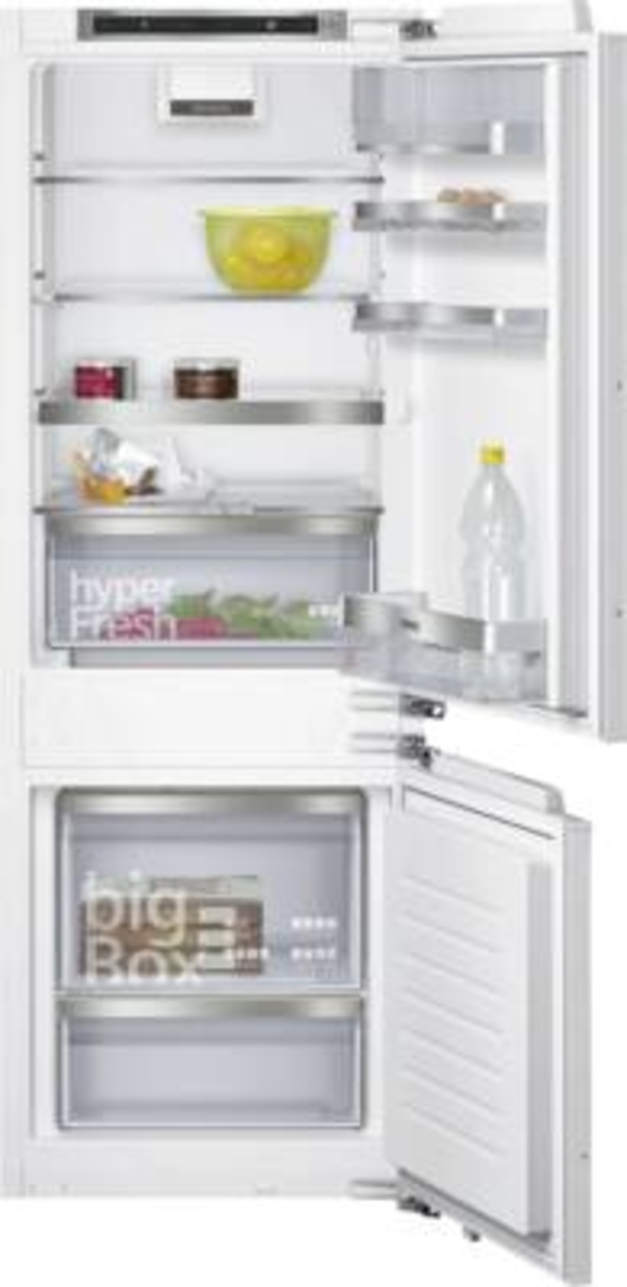 Siemens KI77SADD0 iQ500 Einbau-Kühl-Gefrier-Kombination mit Gefrierbereich unten 157.8 x 55.8 cm Festtürmontage