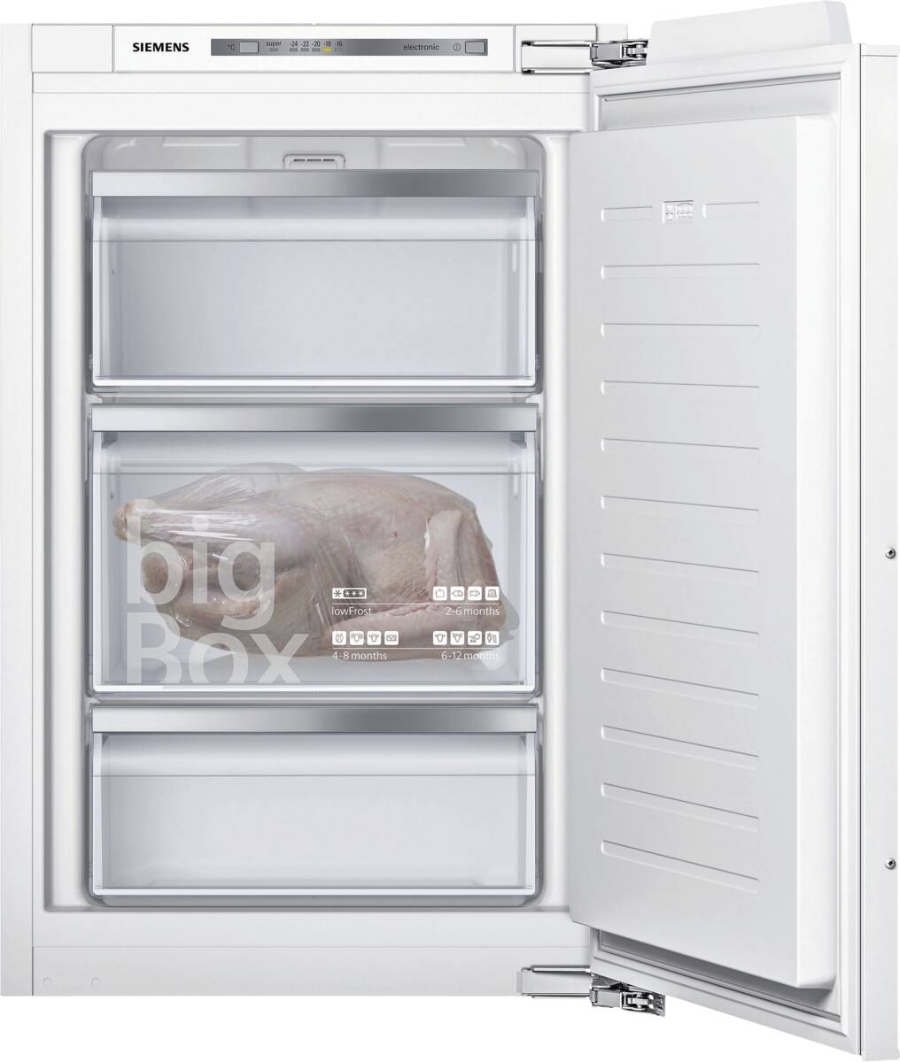 Siemens GI21VAFE0 iQ500 Gefrierschrank Einbau 88 cm Nische Festtür 87.4 x 55.8 cm