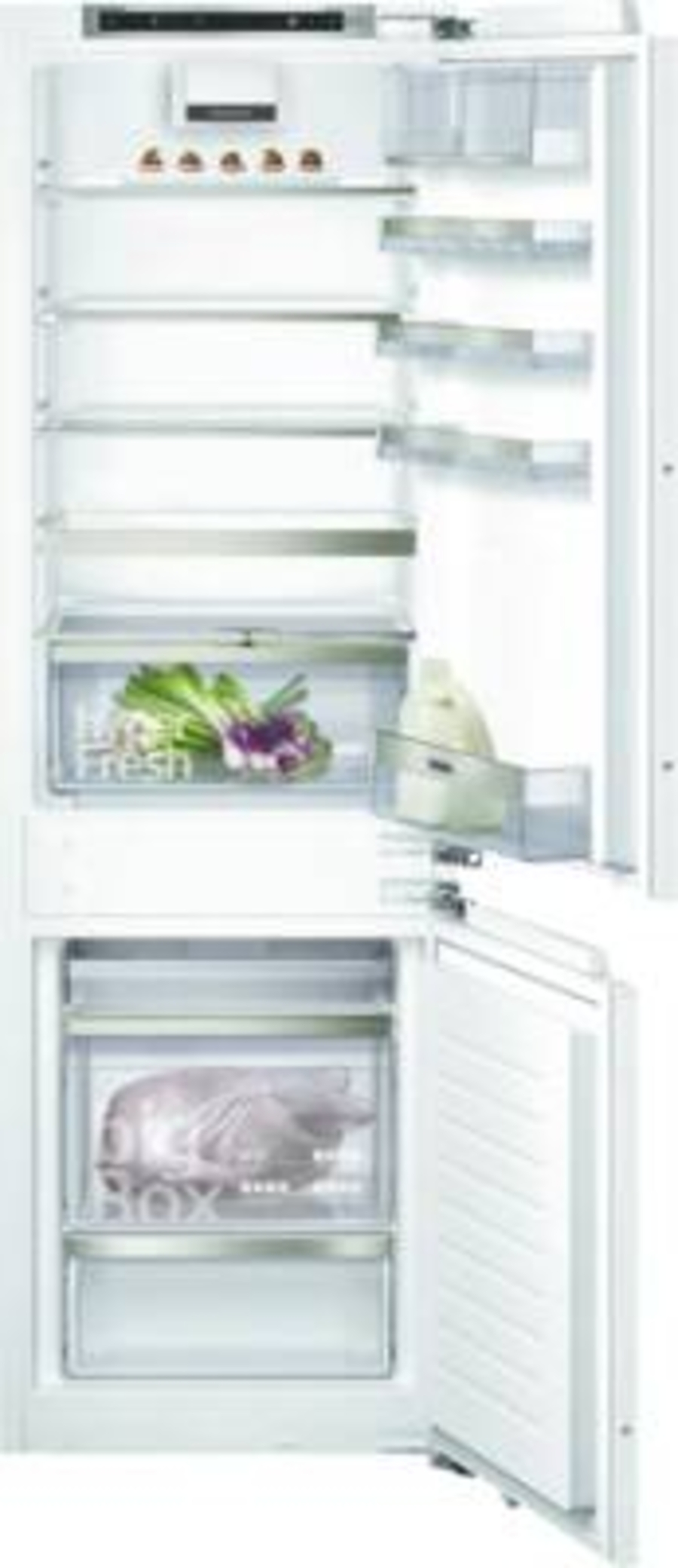 Siemens KI86SHDD0 iQ500 Einbau-Kühl-Gefrier-Kombination Flachscharnier mit Softeinzug ,Festtürmontage177.2 x 55.8 cm