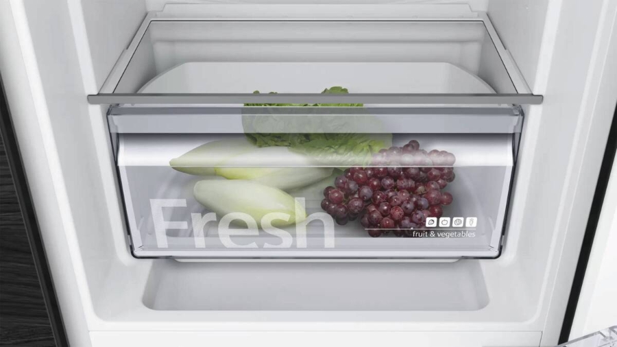 Siemens KI86VVSE0 iQ300 Einbau-Kühl-Gefrier-Kombination mit Gefrierbereich unten 177.2 x 54.1 cm
