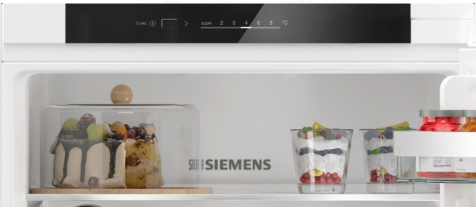 Siemens KI87VVSE0 iQ300 Einbau-Kühl-Gefrier-Kombination mit Gefrierbereich unten 177.2 x 54.1 cm