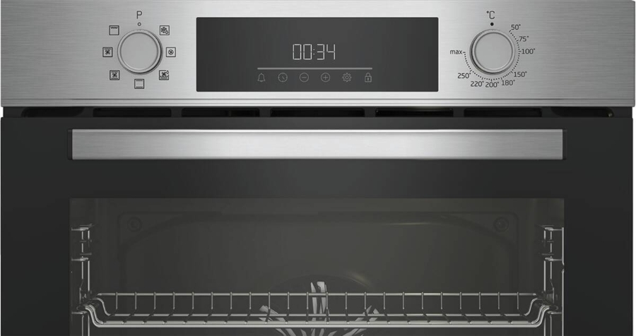 Beko BBIM12300X Multifunktionsbackrohr mit 8 Kochfunktionen 