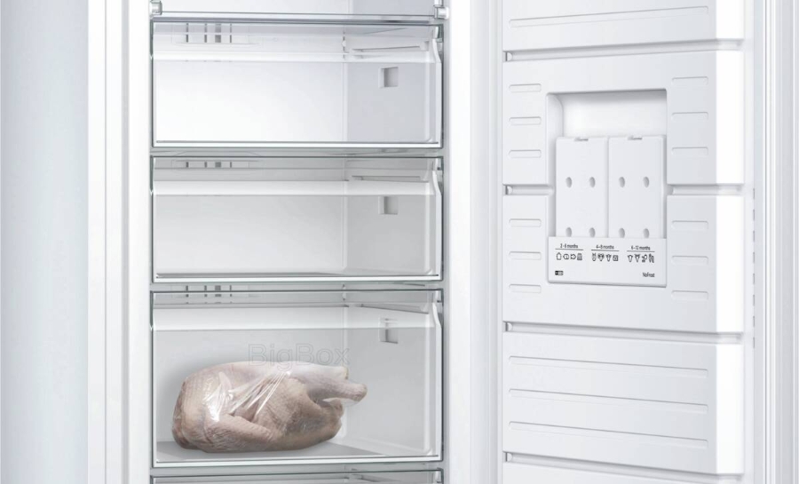 Siemens GS54NUWDV  Gefrierschrank Stand NoFrost  Weiß 1760x700x780mm