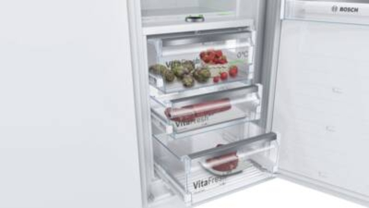 Bosch KIF81PFE0  Einbau-Kühlschrank 289l Festtür davon 83l Kaltlagerzone (0°C) 